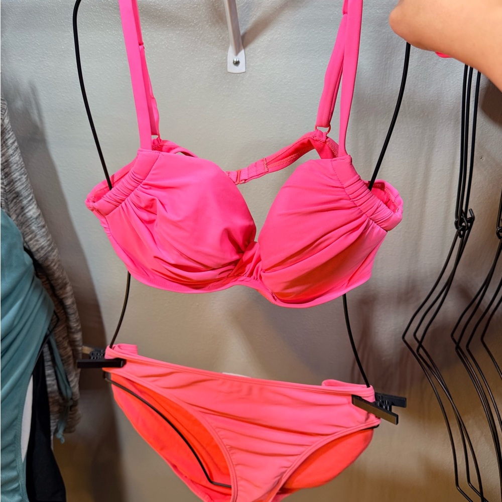 ⚡️ Old Navy Hot Pink Bikini Set XL Budget Swim Mix Match Read description